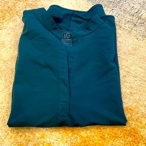 Figs Caribbean Blue Scrub Top - XL